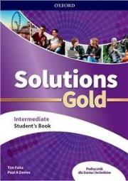 Okładka książki Solutions Gold Intermediate SB + CD PL OXFORD