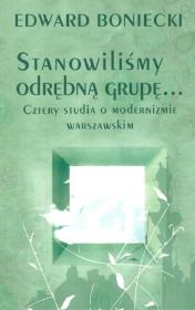Okładka książki Stanowiliśmy odrębną grupę Cztery studia....