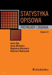 Okładka książki Statystyka opisowa. Przykłady i zadania (wyd. III)