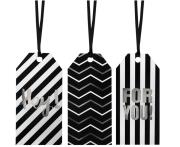 Tagi prezentowe biało-czarne 6szt. Wydawca: incood.. Dadada.pl Opakowanie Tagi prezentowe biało-czarne 6szt