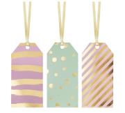 Tagi prezentowe pastelowo-złote 6szt. Wydawca: incood.. Dadada.pl Opakowanie Tagi prezentowe pastelowo-złote 6szt