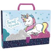 Opakowanie Teczka twarda z rączką A4 Derform 02 Jednorożec 12