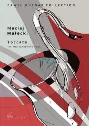 Toccata na saksofon altowy solo. Autor: Małecki Maciej. Dadada.pl Okładka książki Toccata na saksofon altowy solo