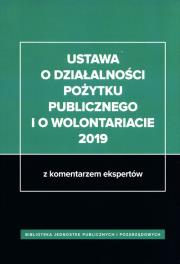 Opakowanie Ustawa o działalności pożytku publicznego i o wolontariacie 2019