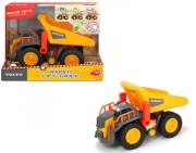 Volvo Wywrotka 3 światła i dźwięk. Wydawca: Dickie Toys. Dadada.pl Opakowanie Volvo Wywrotka 3 światła i dźwięk