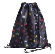 Okładka książki Worek na buty granatowy Piksele