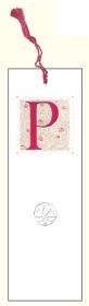 Opakowanie Zakładka do książki z anagramem Litera P