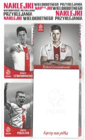 Opakowanie Zestaw naklejek z piłkarzami PZPN mały Z7