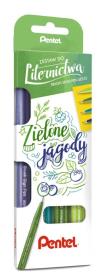 Zestaw pisaków do kaligrafii 4 kolory PENTEL. Wydawca: PENTEL. Dadada.pl Opakowanie Zestaw pisaków do kaligrafii 4 kolory PENTEL