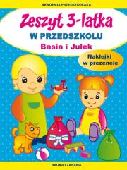 Okładka książki Zeszyt 3-latka W przedszkolu Basia i Julek