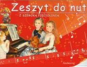 Zeszyt do nut z szeroką pięciolinią w.2013. Autor: Opracowanie zbiorowe. Dadada.pl Okładka książki Zeszyt do nut z szeroką pięciolinią w.2013