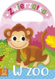 Okładka książki Zwierzątka w zoo. Książeczka kąpielowa