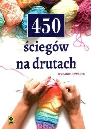 Okładka książki 450 ściegów na drutach wyd. 4