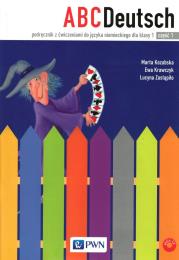ABCDeutsch 1. Podr.z ćw. + CD w.2012 PWN. Autor: Kozubska Marta, Zastąpiło Lucyna. Dadada.pl Okładka książki ABCDeutsch 1. Podr.z ćw. + CD w.2012 PWN