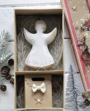 Opakowanie Baza drewniana – Aniołek 12cm, Dp Craft