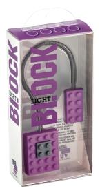 Opakowanie Block Light - lampka do książki UV - fioletowa