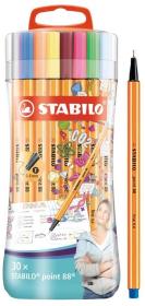 Opakowanie Cienkopis Point 88 Sleeve Pack 30 kol STABILO