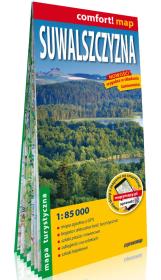 Comfort!map Suwalszczyzna 1:85 000 w.2020. Autor: praca zbiorowa. Dadada.pl Okładka książki Comfort!map Suwalszczyzna 1:85 000 w.2020