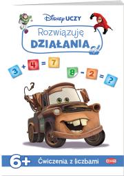 Okładka książki Disney Uczy Filmy  Rozwiązuję działania