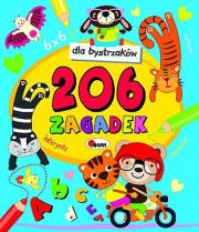 Dla bystrzaków przedszkolaków 206 zagadek. Autor: Czarnecka Jolanta Miłoszewski Leszek. Dadada.pl Okładka książki Dla bystrzaków przedszkolaków 206 zagadek