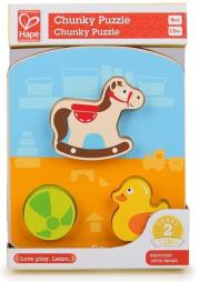 Duża układanka z zabawkami. Wydawca: Hape. Dadada.pl Opakowanie Duża układanka z zabawkami