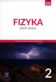 Fizyka LO 2 Zbiór zadań ZR w.2020 WSiP. Autor: Nessing Katarzyna, Salach Jadwiga, Bożek Agnieszka. Dadada.pl Okładka książki Fizyka LO 2 Zbiór zadań ZR w.2020 WSiP