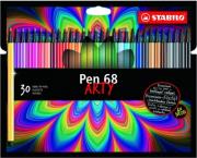 Opakowanie Flamastry Pen 68 Arty 30 kolorów STABILO