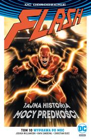 Flash T.10 Wyprawa po moc. Autor: Joshua Williamson. Dadada.pl Okładka książki Flash T.10 Wyprawa po moc