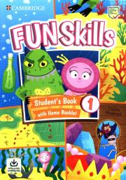 Fun Skills 1 Student's Book with Home Booklet and Downloadable Audio. Autor: Scott Adams, Medwell Claire. Dadada.pl Okładka książki Fun Skills 1 Student's Book with Home Booklet and Downloadable Audio
