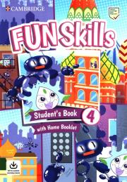 Fun Skills 4 Student's Book with Home Booklet and Downloadable Audio. Autor: Kelly Bridget, Valente David. Dadada.pl Okładka książki Fun Skills 4 Student's Book with Home Booklet and Downloadable Audio