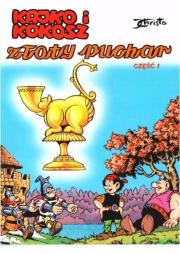 Kajko i Kokosz. Złoty puchar cz.1. Autor: Janusz Christa. Dadada.pl Okładka książki Kajko i Kokosz. Złoty puchar cz.1
