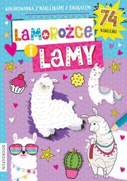 Kolorowanka. Lamorożce i Lamy. Autor: Opracowanie zbiorowe. Dadada.pl Okładka książki Kolorowanka. Lamorożce i Lamy