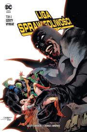 Liga Sprawiedliwości. T.4 Szósty wymiar. Autor: Snyder Scott, James Tynion IV. Dadada.pl Okładka książki Liga Sprawiedliwości. T.4 Szósty wymiar