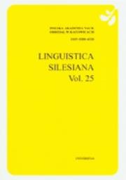Zdjęcie produktu Linguistica Silesiana Vol. 25