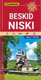 Mapa - Beskid Niski 1:50 000 w.2020. Autor: praca zbirowa. Dadada.pl Okładka książki Mapa - Beskid Niski 1:50 000 w.2020