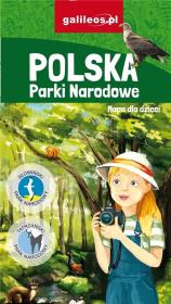 Mapa dla dzieci - Polska. Parki Narodowe. Autor: Opracowanie zbiorowe. Dadada.pl Okładka książki Mapa dla dzieci - Polska. Parki Narodowe