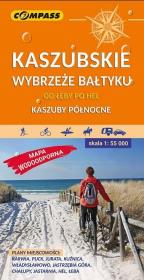 Mapa tur. Kaszubskie wybrzeże Bałtyku 1:55 000. Autor:   Praca zbiorowa. Dadada.pl Okładka książki Mapa tur. Kaszubskie wybrzeże Bałtyku 1:55 000