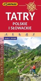 Mapa tur. Tatry Polskie i Słowackie 1:50 000. Autor:   Praca zbiorowa. Dadada.pl Okładka książki Mapa tur. Tatry Polskie i Słowackie 1:50 000