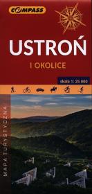 Okładka książki Mapa turyst. Ustroń i okolice. Brenna.. 1:25 000