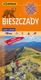 Okładka książki Mapa turystyczna. Biszczady 1:50 000