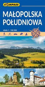 Mapa Turystyczna. Malopolska Poludniowa 1:100 000. Autor: Opracowanie zbiorowe. Dadada.pl Okładka książki Mapa Turystyczna. Malopolska Poludniowa 1:100 000