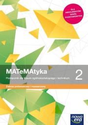 MATeMAtyka LO 2 ZPR Podr. w.2020 NE. Autor: Babiański Wojciech, Chańko Lech, Czarnowska Joanna. Dadada.pl Okładka książki MATeMAtyka LO 2 ZPR Podr. w.2020 NE
