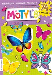 Okładka książki Motyle. Kolorowanka