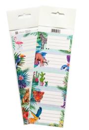 Opakowanie Naklejki na zeszyty No Name Dżungla