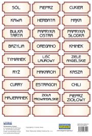 Opakowanie Naklejki Przyprawy (brązowe)