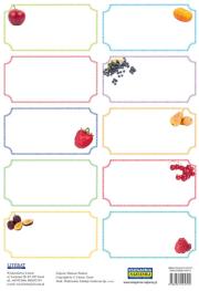 Okładka książki Naklejki Przyprawy - Przetwory - Owoce