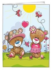 Opakowanie Notes gładki 13x18cm Misie