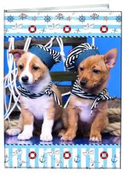 Opakowanie Notes gładki 13x18cm Żeglarze