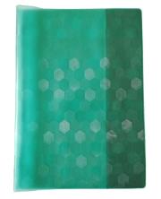 Opakowanie Okładka na zeszyt A5 PCV Hologram zielona (10szt)