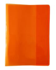 Opakowanie Okładka na zeszyt A5 PCV Neon pomarańcz (10szt)